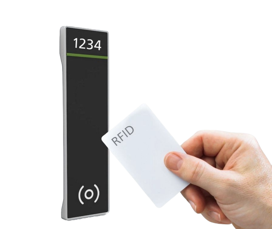 Skåpslås RFID Mifare, NFC, kort och tag